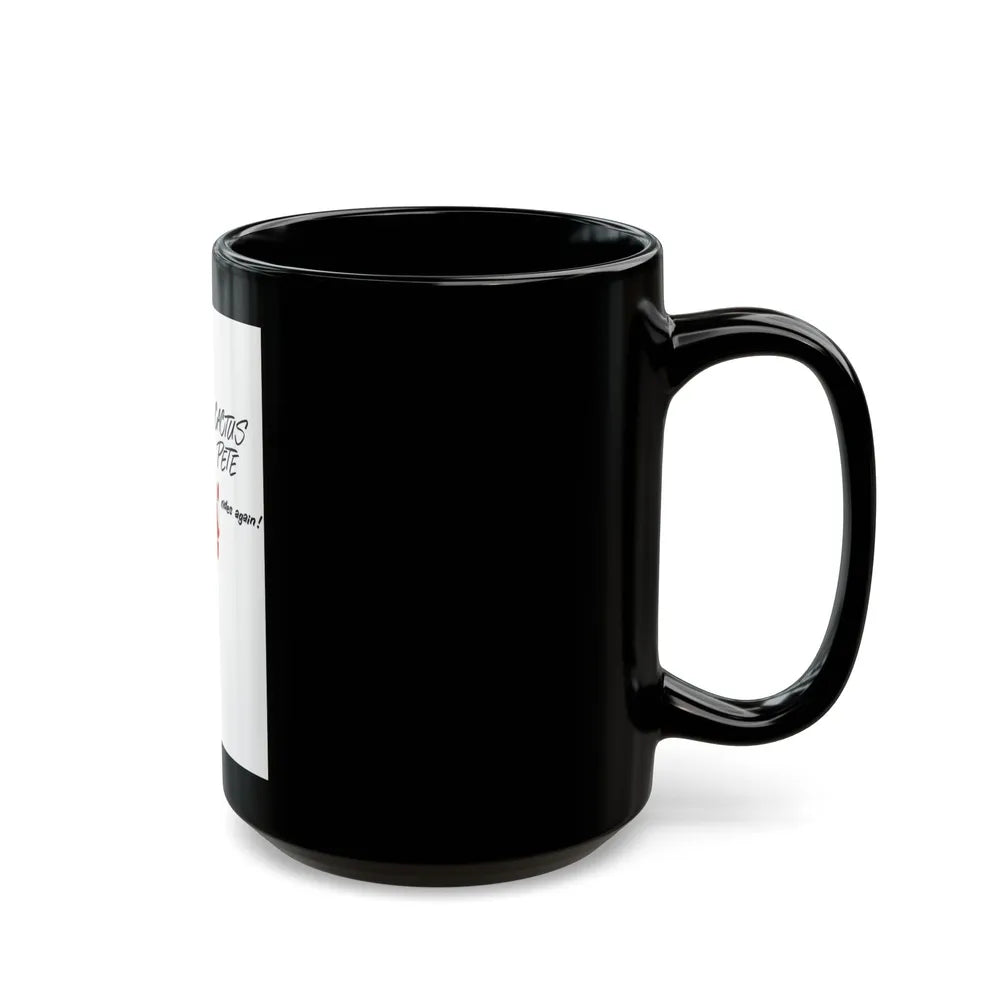 Cactus Pete rides again - Black Coffee Mug-Go Mug Yourself