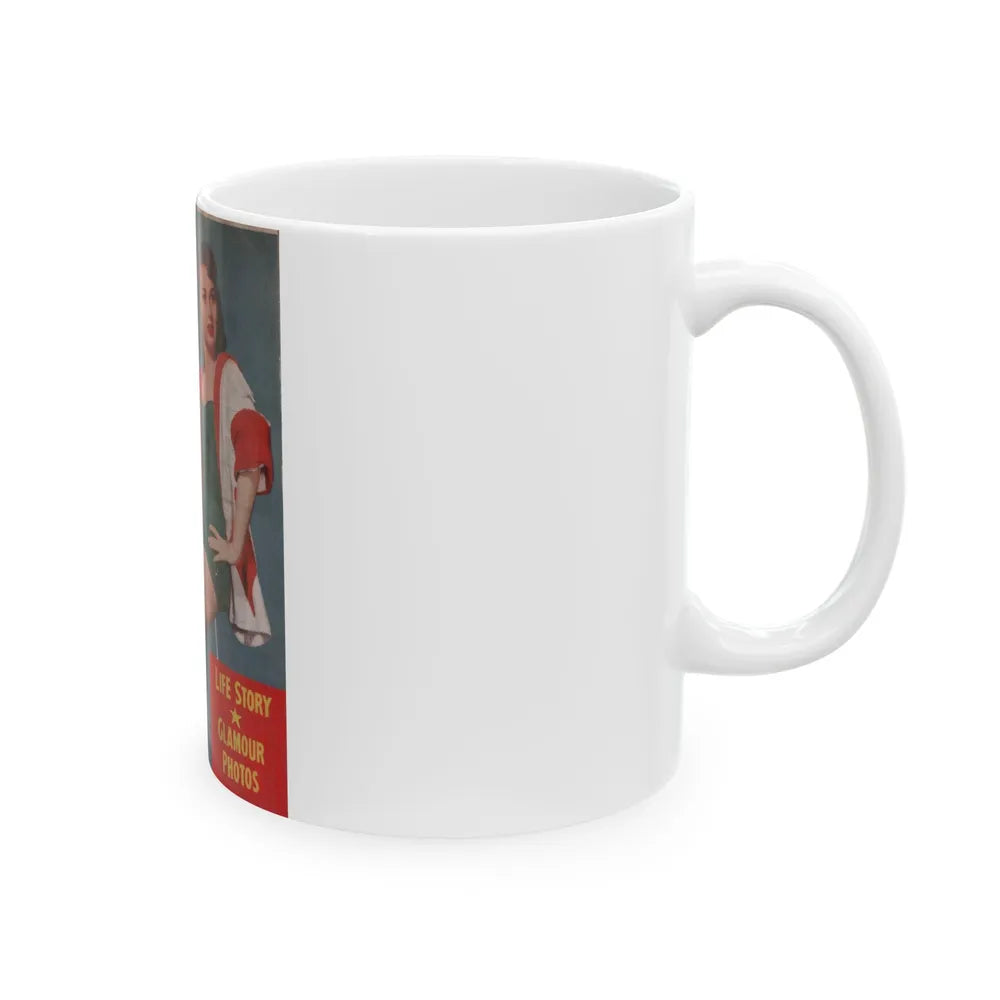 Janette Scott #51 - Life Story+Glamour Photos #38 Fans Star Library (Vintage Female Icon) White Coffee Mug-Go Mug Yourself