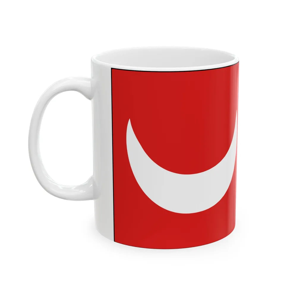 Flag of Tunis during 14th century - White Coffee Mug-Go Mug Yourself