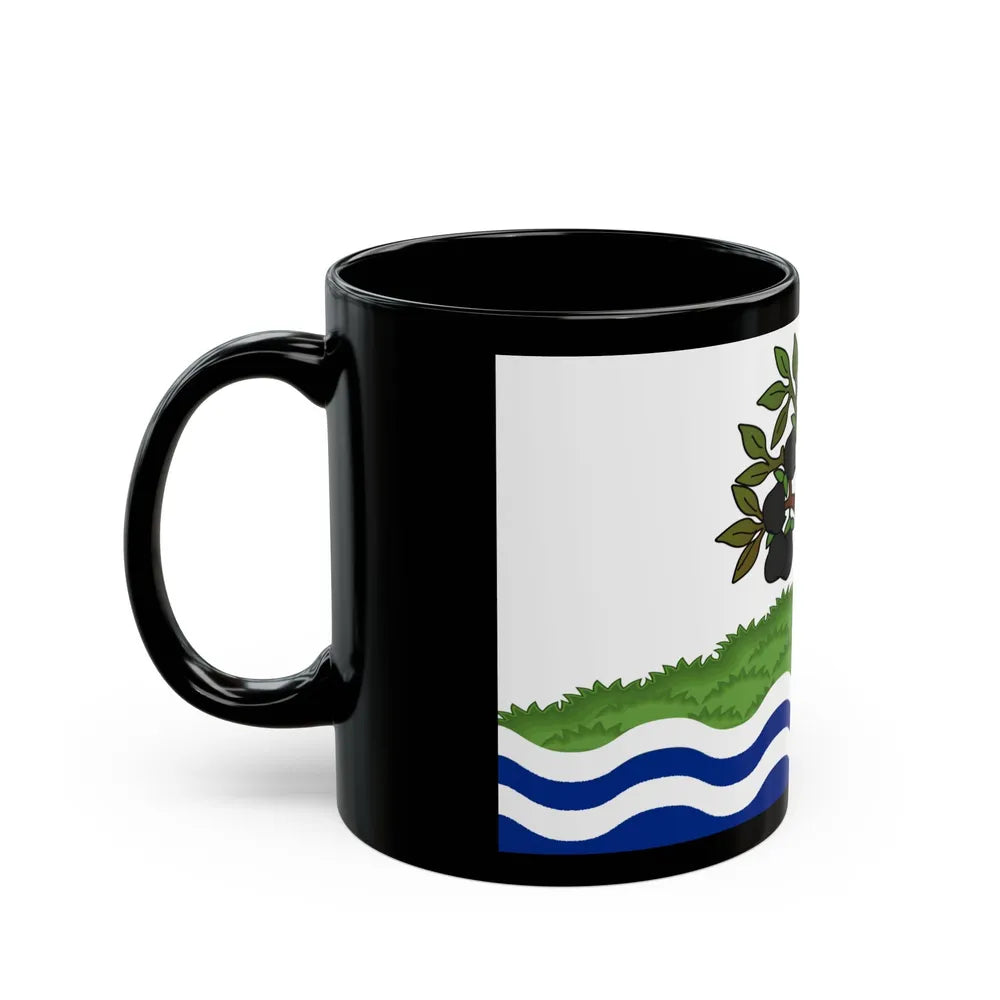 Flag of Worcestershire UK - Black Coffee Mug-Go Mug Yourself