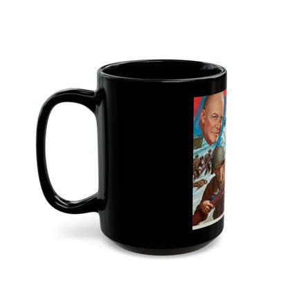 D-Day - Black Coffee Mug-Go Mug Yourself