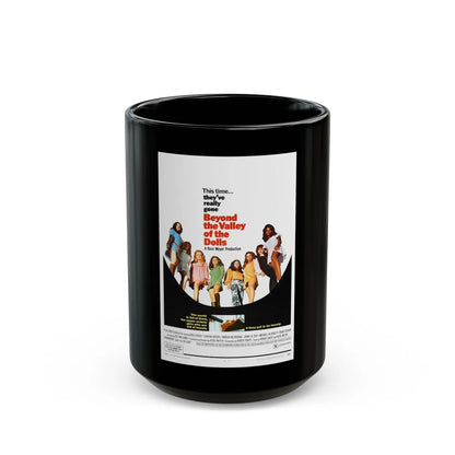 BEYOND THE VALLEY OF THE DOLLS 1970 Movie Poster - Black Coffee Mug-15oz-Go Mug Yourself