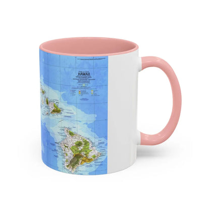 USA - Hawaii (1976) (Map) Accent Coffee Mug-Go Mug Yourself