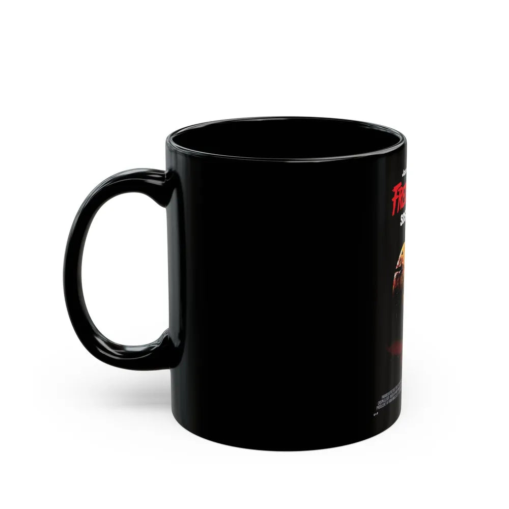 FRIDAY THE 13TH - THE FINAL CHAPTER (DANISH) 1984 Movie Poster - Black Coffee Mug-Go Mug Yourself