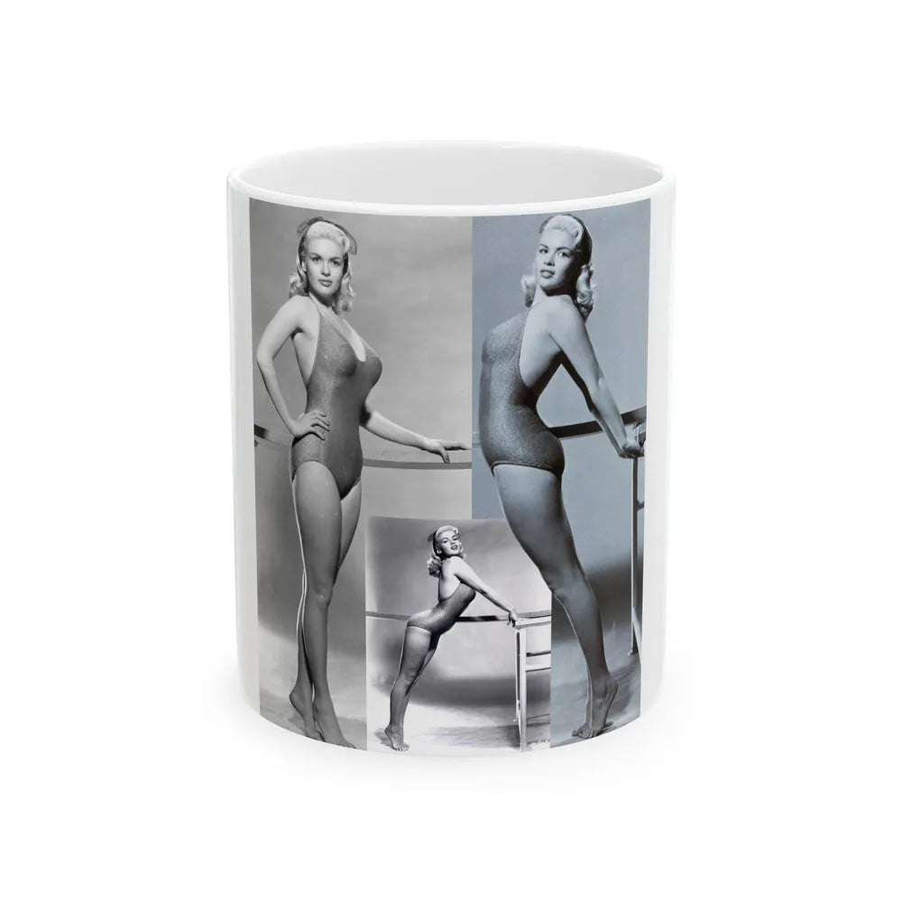 Jayne Mansfield #251 (Vintage Female Icon) White Coffee Mug-11oz-Go Mug Yourself