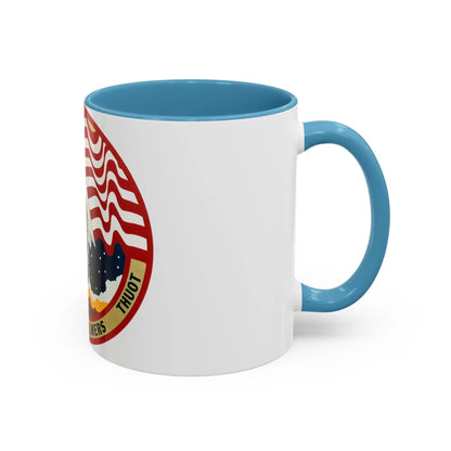 STS 36 (NASA) Accent Coffee Mug-Go Mug Yourself