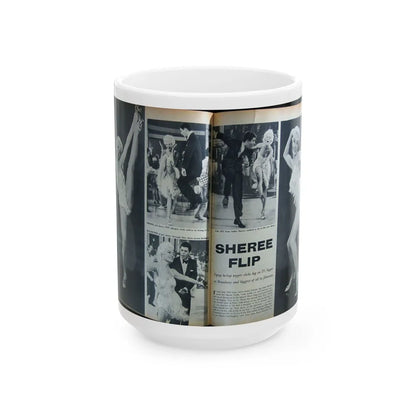 Sheree North #128 - Mag. Article (Vintage Female Icon) White Coffee Mug-15oz-Go Mug Yourself