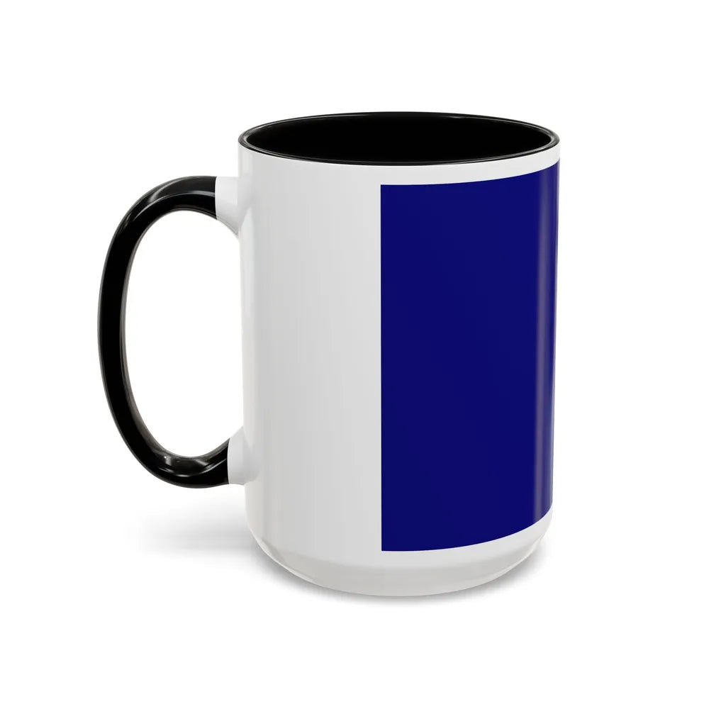 Flag of Cagliari Italy - Accent Coffee Mug-Go Mug Yourself