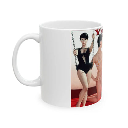 Yvonne Craig #85 - Collage Wallpaper (Vintage Female Icon) White Coffee Mug-Go Mug Yourself