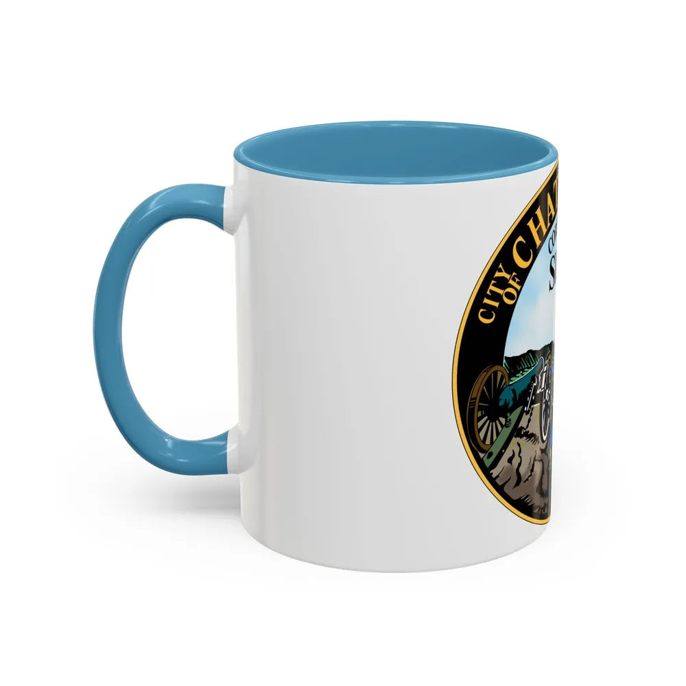 Seal of Chattanooga Tennessee - Accent Coffee Mug-Go Mug Yourself