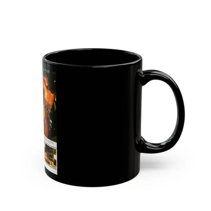 Barbara Carrera #93 (Vintage Female Icon) Black Coffee Mug-Go Mug Yourself