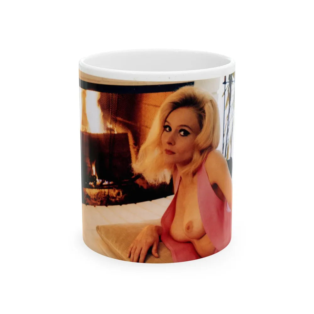 Diane McBain #29 (Vintage Female Icon) White Coffee Mug-11oz-Go Mug Yourself