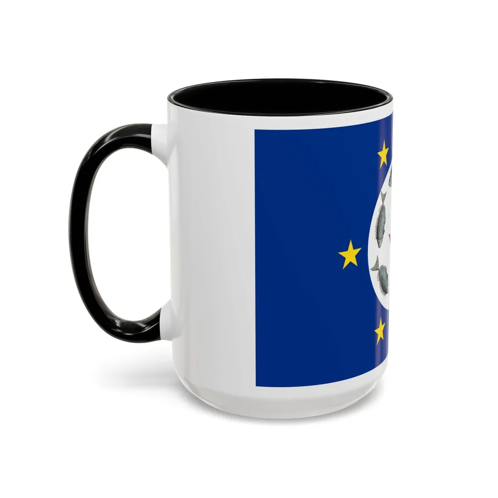 Flag of Airai Palau - Accent Coffee Mug-Go Mug Yourself