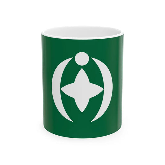 Flag of Chiba Chiba Japan - White Coffee Mug-11oz-Go Mug Yourself