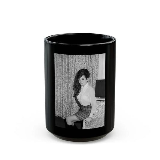 Gila Golan #97 (Vintage Female Icon) Black Coffee Mug-15oz-Go Mug Yourself