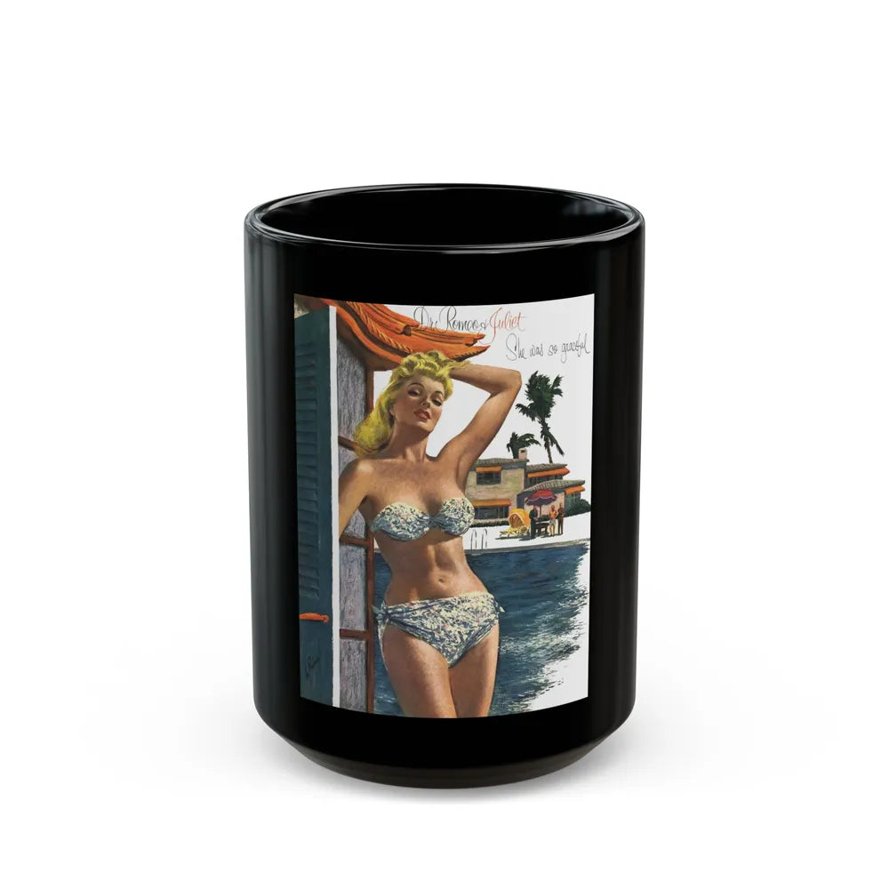 Dr. Romeo & Juliet, Esquire, June 1952 - Black Coffee Mug-15oz-Go Mug Yourself