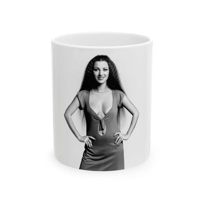 Jane Seymour #57 (Vintage Female Icon) White Coffee Mug-11oz-Go Mug Yourself