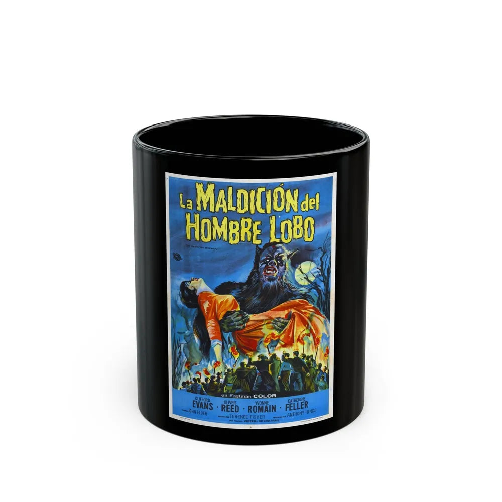 CURSE OF THE WEREWOLF (SPANISH) 1961 Movie Poster - Black Coffee Mug-11oz-Go Mug Yourself