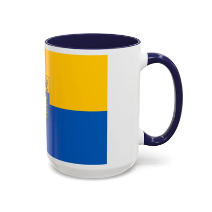 Flag of Aachen Germany - Accent Coffee Mug-Go Mug Yourself