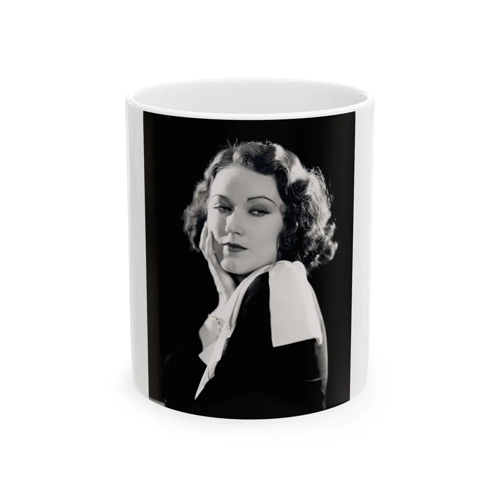 Fay Wray #12 (Vintage Female Icon) White Coffee Mug-11oz-Go Mug Yourself