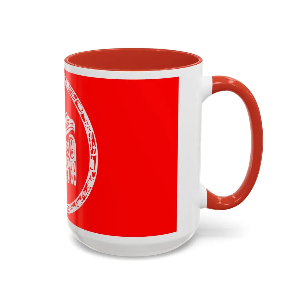 Haida Flag - Accent Coffee Mug-Go Mug Yourself