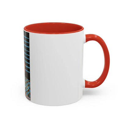 The 9 of Swords (Tarot Card) Accent Coffee Mug-Go Mug Yourself