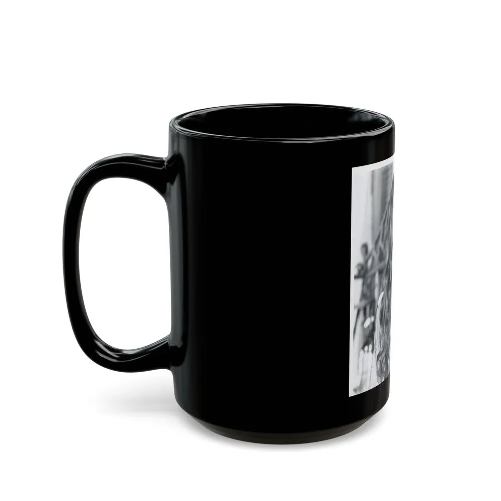 Katharine Ross #12 (Vintage Female Icon) Black Coffee Mug-Go Mug Yourself