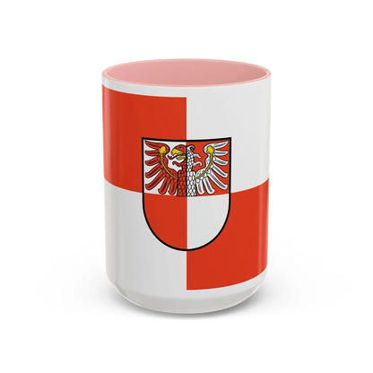 Flag of Barnim Germany - Accent Coffee Mug-15oz-Pink-Go Mug Yourself