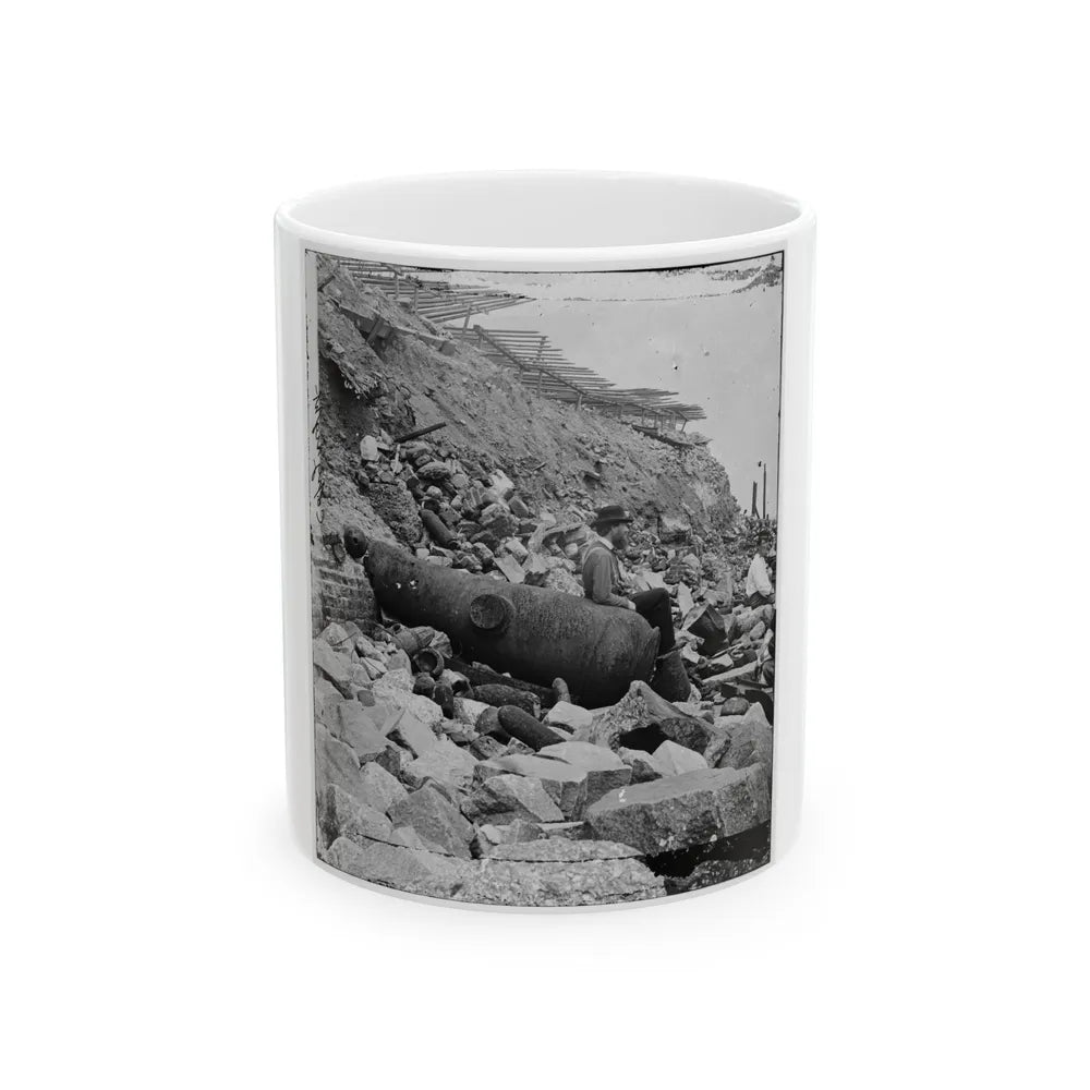 Charleston, S.C. Site Of The Night Attack On Fort Sumter, September 8, 1863 (U.S. Civil War) White Coffee Mug-11oz-Go Mug Yourself