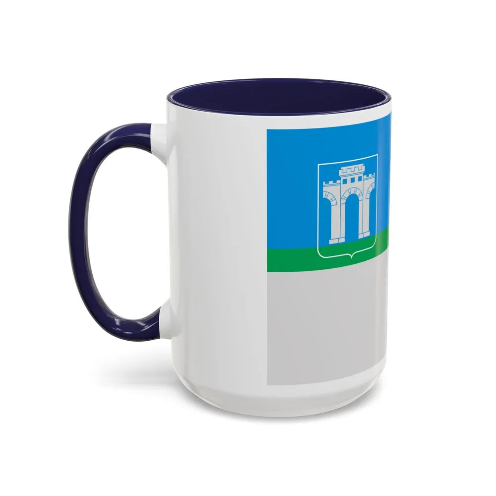 Flag of Rivne Ukraine - Accent Coffee Mug-Go Mug Yourself