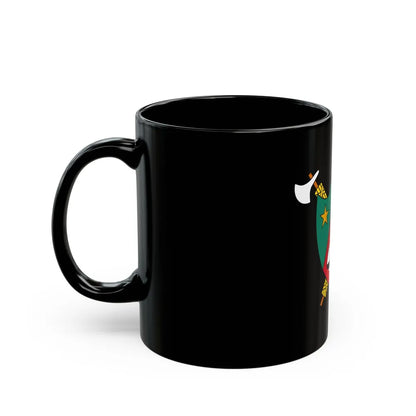 Coat of Arms of Cameroon (1960-1961) - Black Coffee Mug-Go Mug Yourself