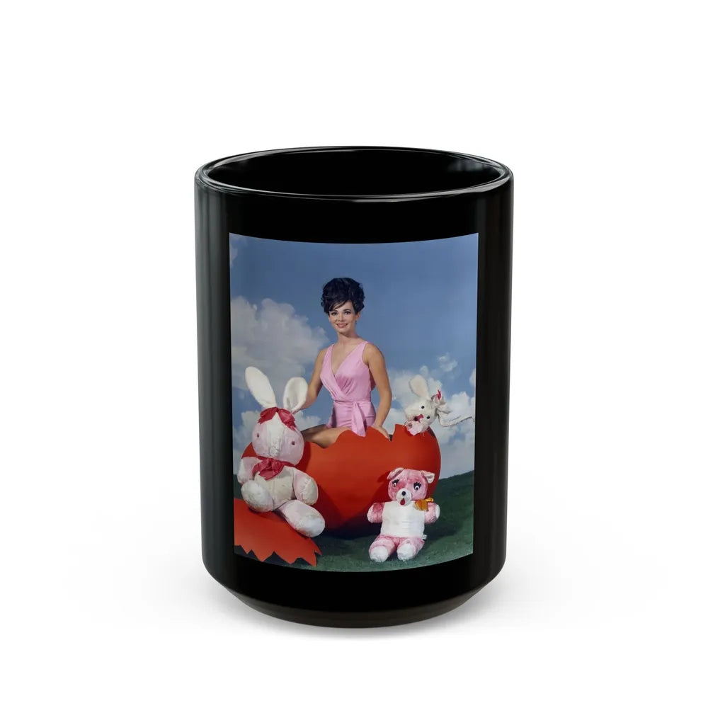 Gila Golan #16 (Vintage Female Icon) Black Coffee Mug-15oz-Go Mug Yourself