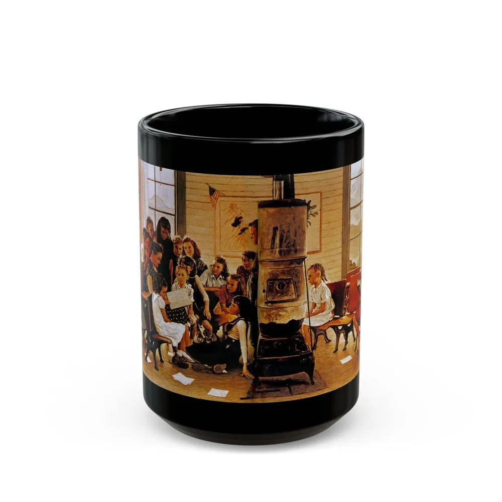 Rockwell1 (4) - Black Coffee Mug-15oz-Go Mug Yourself