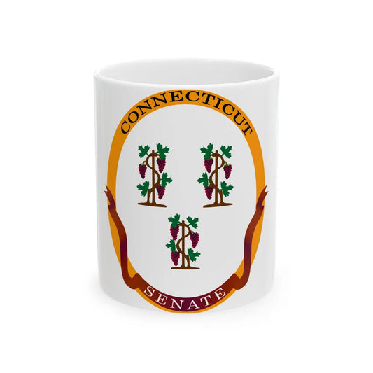 Senate of Connecticut - White Coffee Mug-11oz-Go Mug Yourself