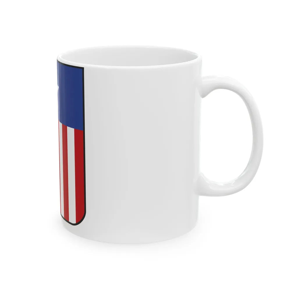 Coat of arms of Liberia in 1889 - White Coffee Mug-Go Mug Yourself