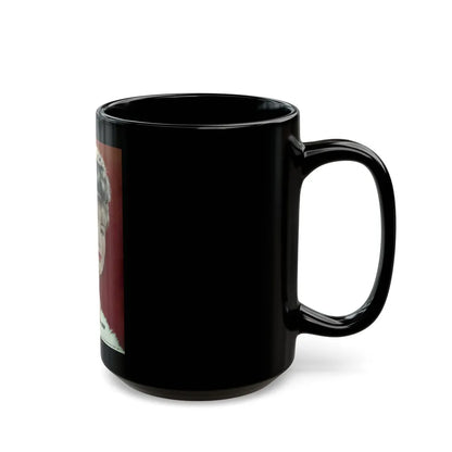 Pamela Tiffin #132 - Mag. Page (Vintage Female Icon) Black Coffee Mug-Go Mug Yourself