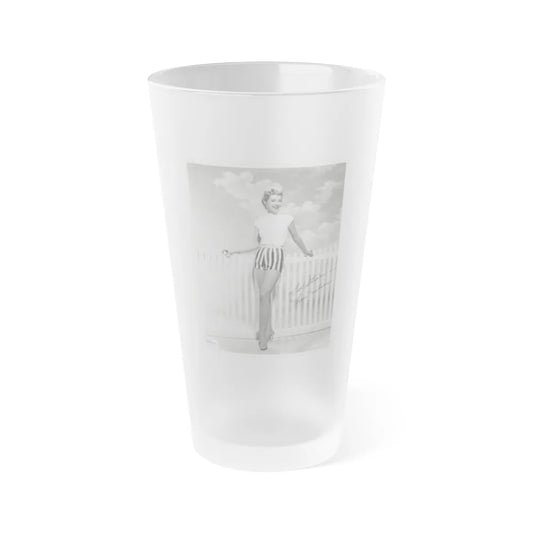 Lori Nelson #214 (Vintage Female Icon) Frosted Pint 16oz-16oz-Frosted-Go Mug Yourself