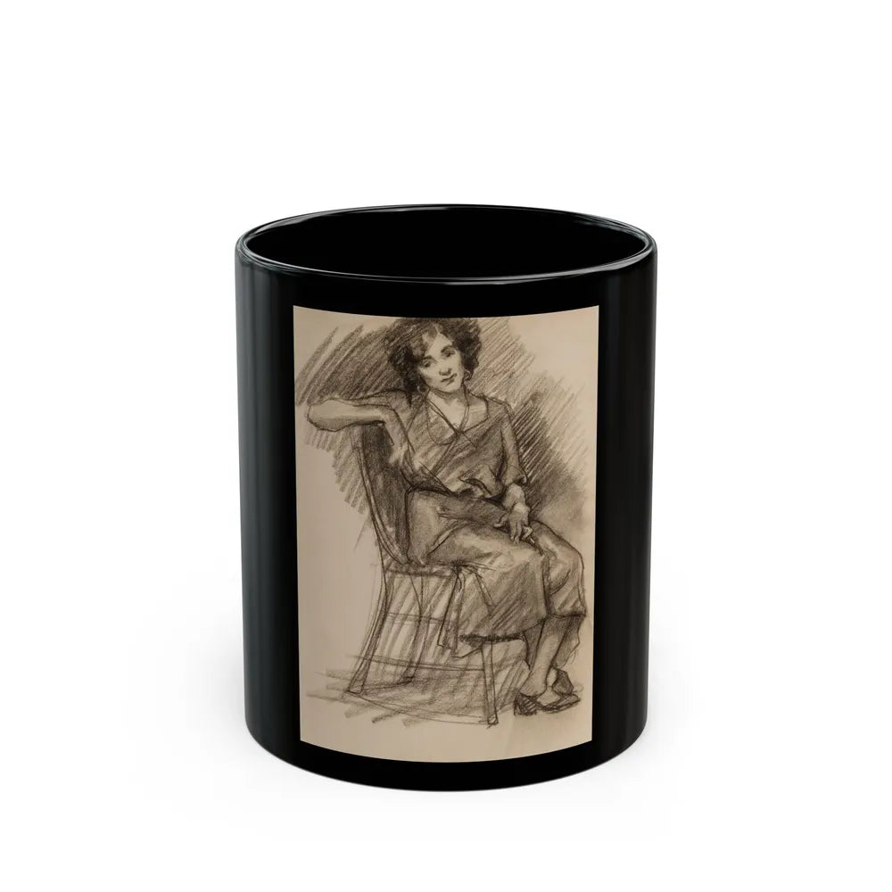 Female figure studies (2) - Black Coffee Mug-11oz-Go Mug Yourself