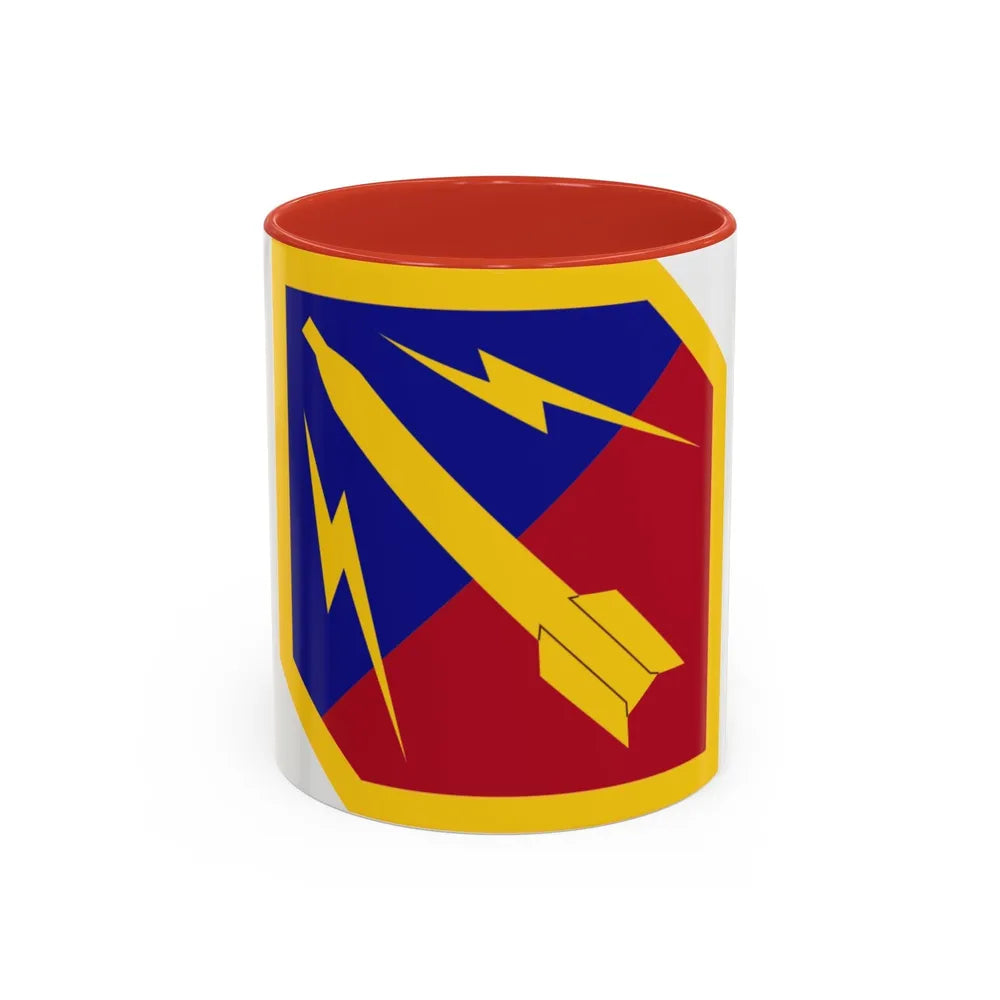 Ordnance Missile Command (U.S. Army) Accent Coffee Mug-11oz-Red-Go Mug Yourself