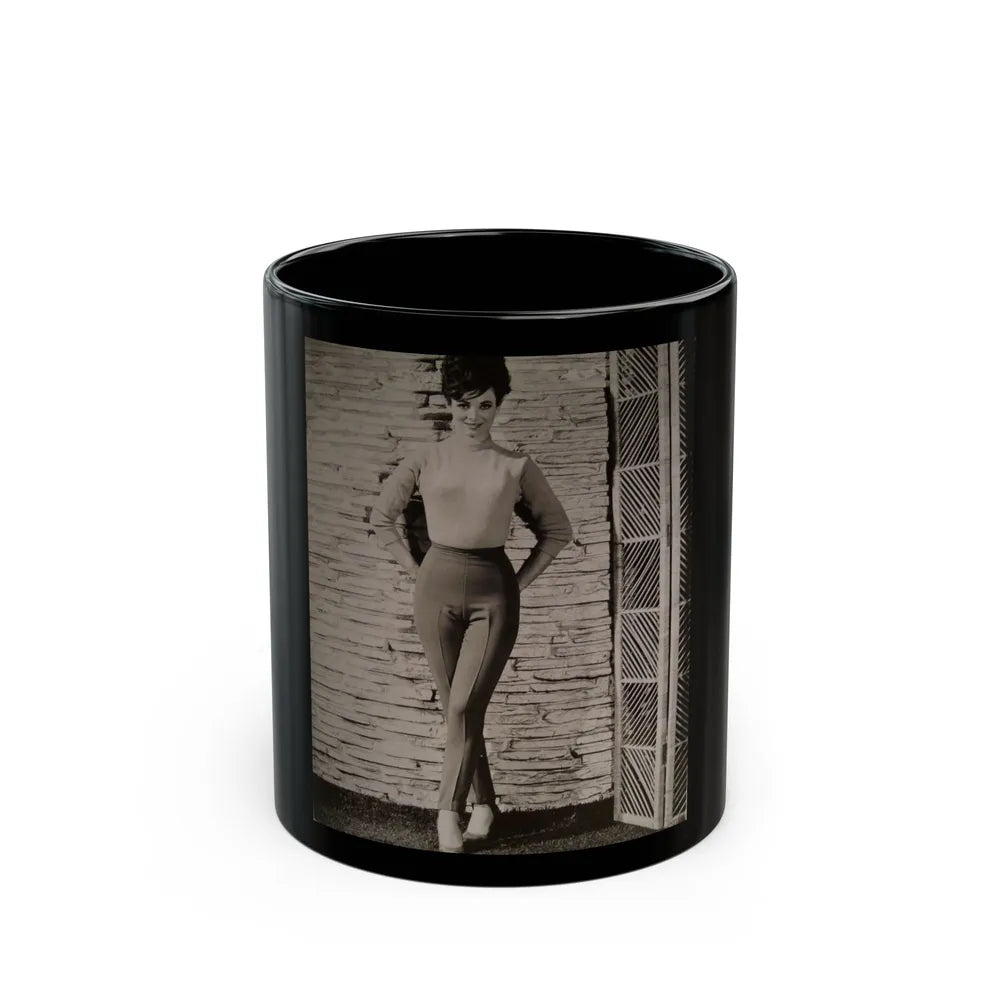 Gila Golan #110 (Vintage Female Icon) Black Coffee Mug-11oz-Go Mug Yourself