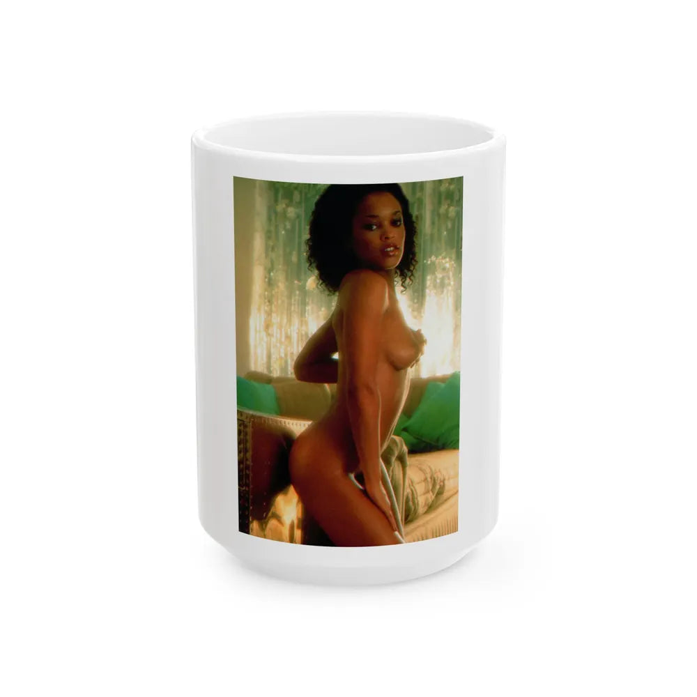 Ola Ray #90 (Vintage Female Icon) White Coffee Mug-15oz-Go Mug Yourself