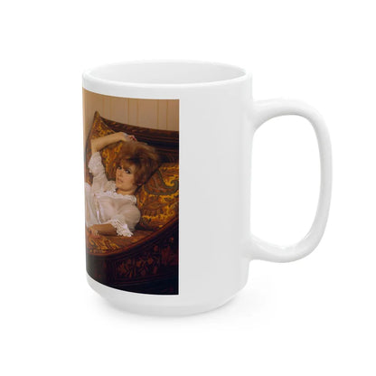 Jill St. John #163 (Vintage Female Icon) White Coffee Mug-Go Mug Yourself