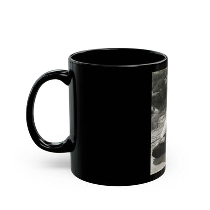 Eve Meyer #45 (Vintage Female Icon) Black Coffee Mug-Go Mug Yourself