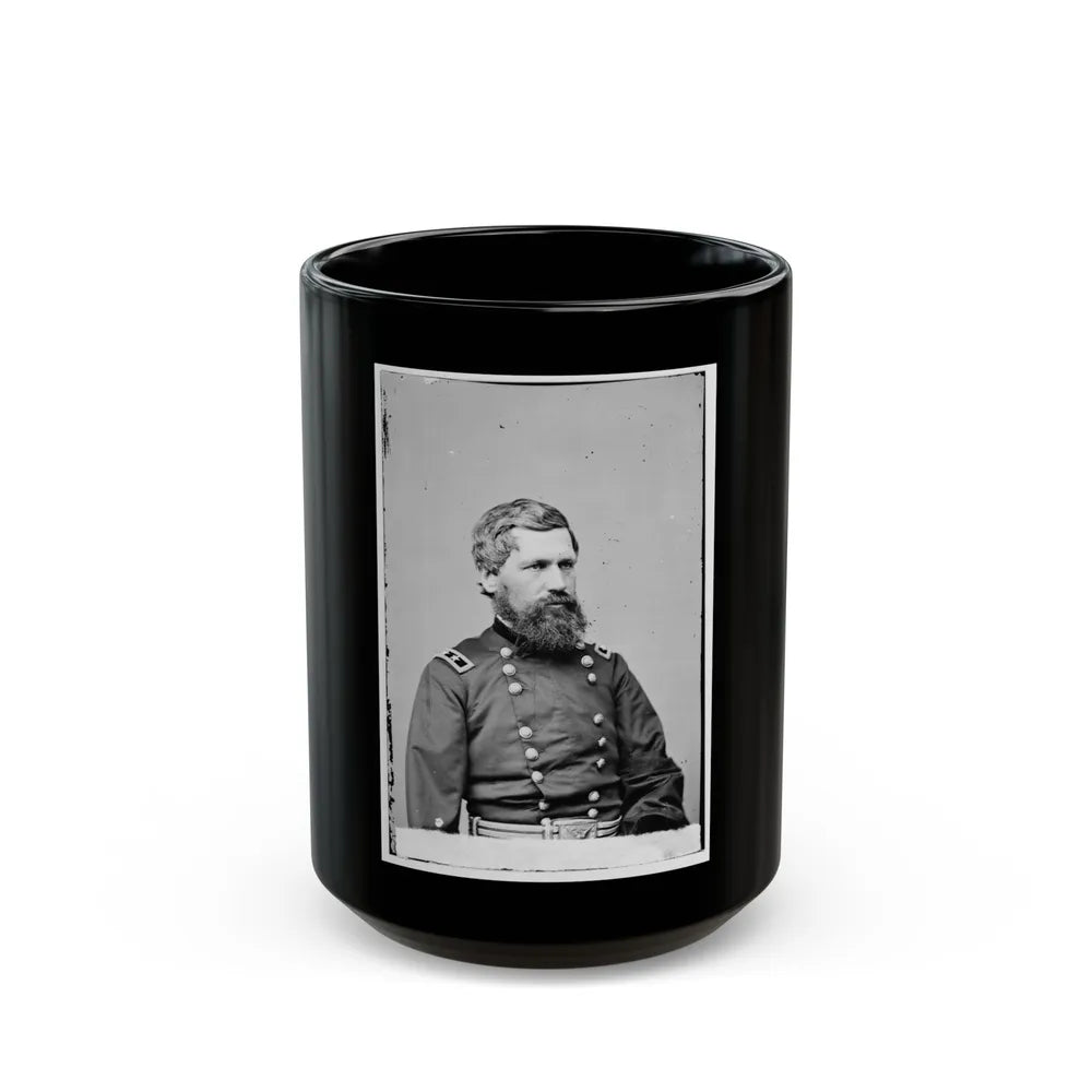 Portrait Of Maj. Gen. Oliver O. Howard, Officer Of The Federal Army (U.S. Civil War) Black Coffee Mug-15oz-Go Mug Yourself