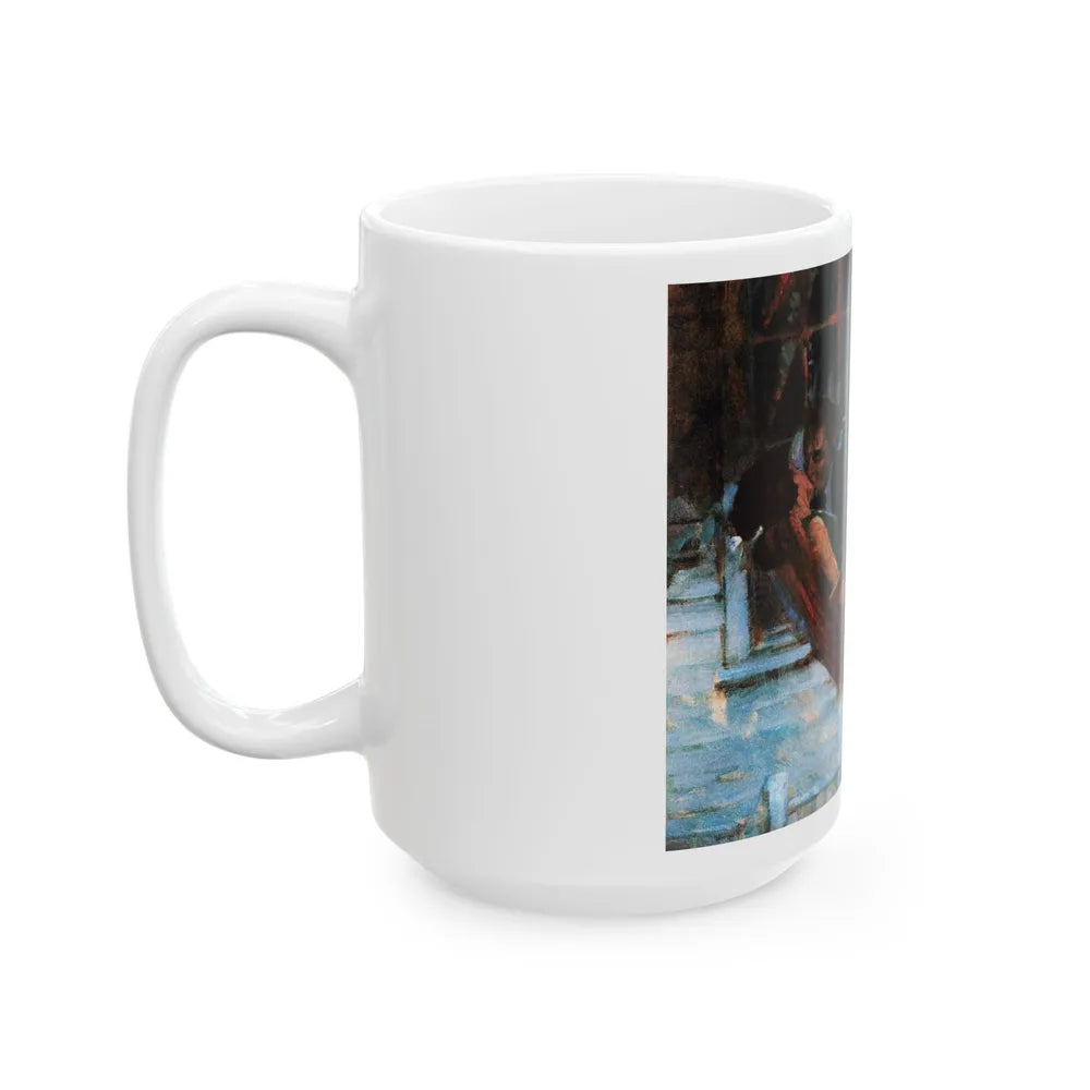 Dividing Line, Rebook, July 1964 - White Coffee Mug-Go Mug Yourself