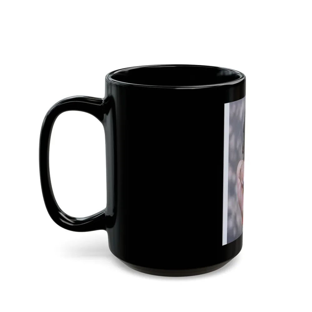 Lynda Carter #230 - Wonder Woman Photo (Vintage Female Icon) Black Coffee Mug-Go Mug Yourself