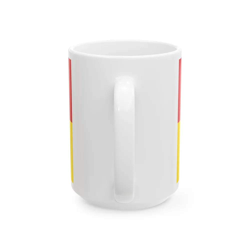 Flag of Vulkaneifel Germany - White Coffee Mug-Go Mug Yourself