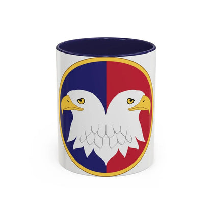 Reserve Command (U.S. Army) Accent Coffee Mug-11oz-Navy-Go Mug Yourself