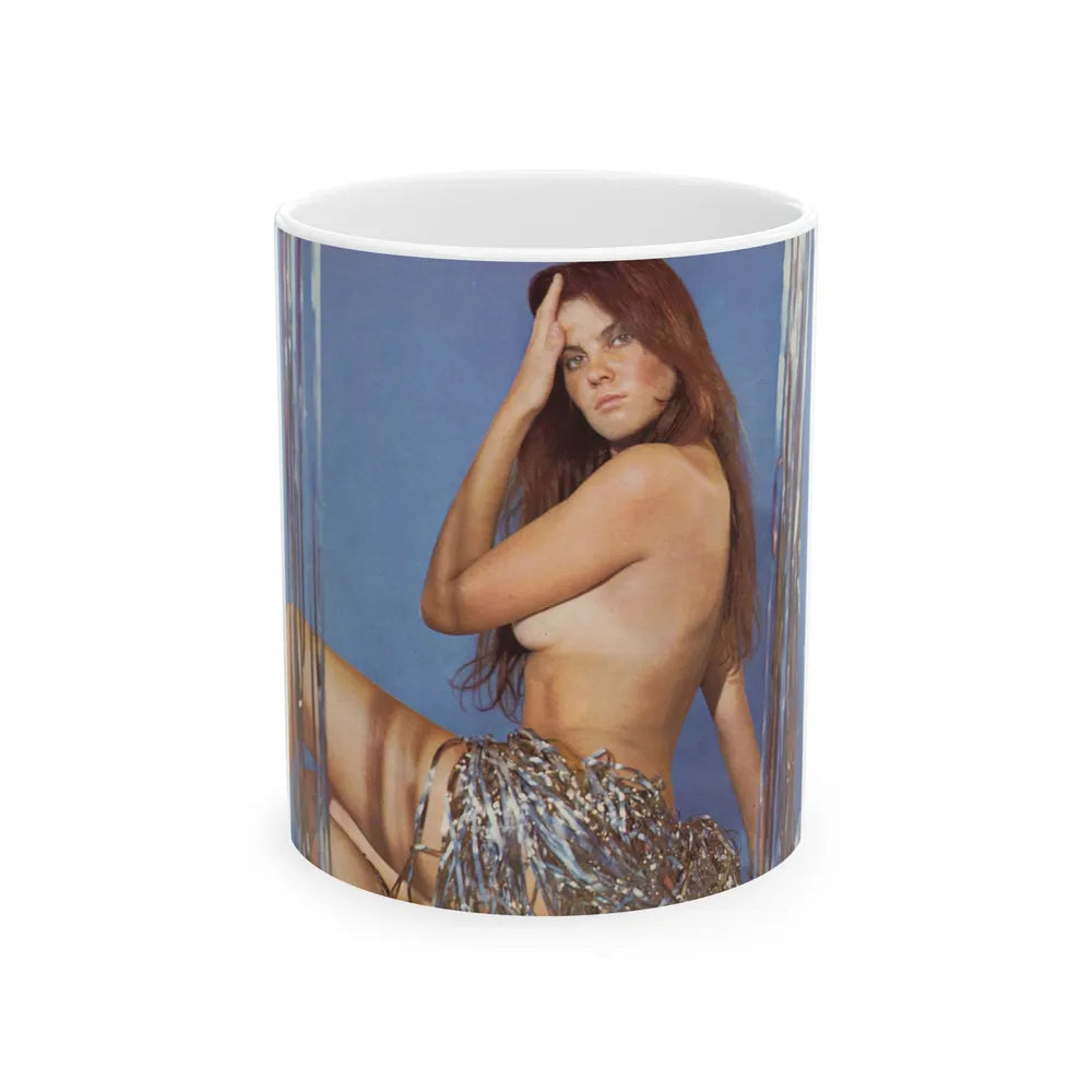 Caroline Munro #274 (Vintage Female Icon) White Coffee Mug-11oz-Go Mug Yourself