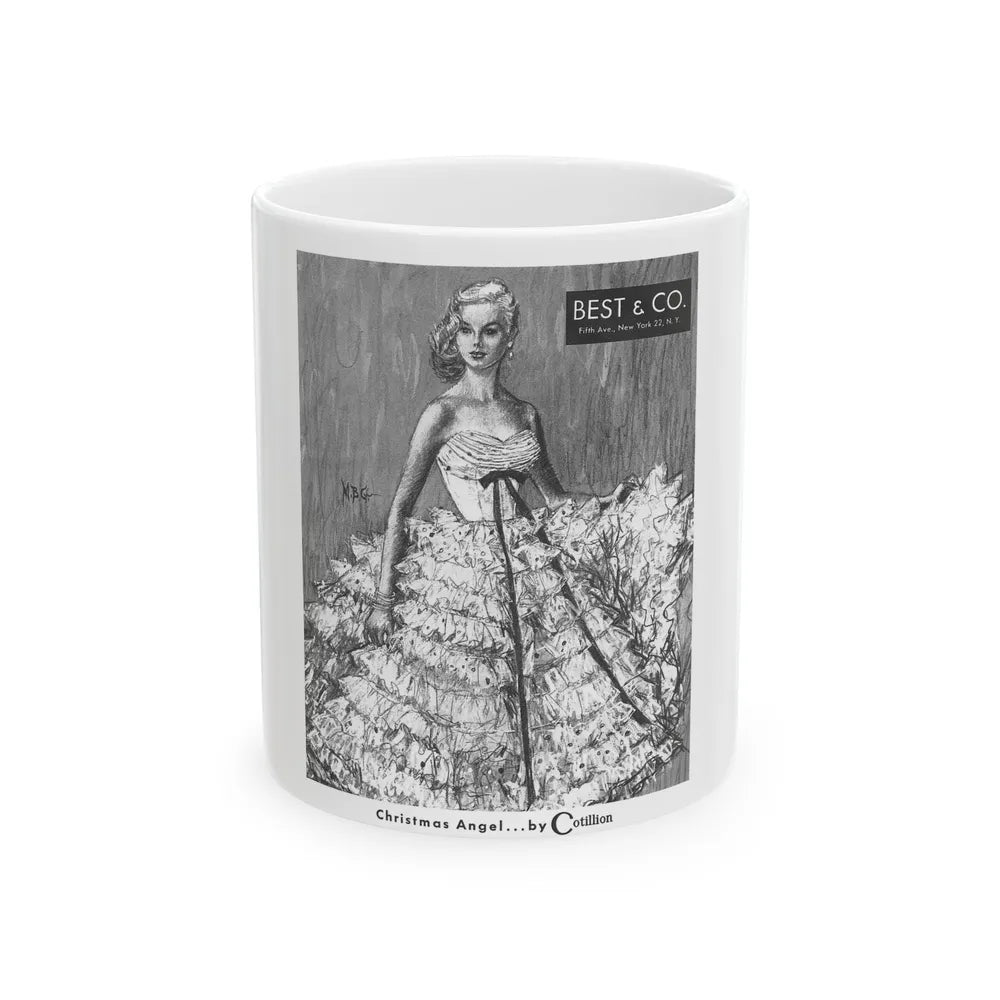 Cotillion advertisement, 1955 - White Coffee Mug-11oz-Go Mug Yourself